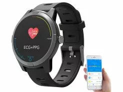 Newgen Medicals Smartwatch EKG Blutdruck:Fitness-Uhr Mit Bluetooth, Herzfrequenz (Versandrückläufer) -Sitzmöbel Verkaufsgeschäft nx4553 16