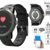 Newgen Medicals Smartwatch EKG:Fitness-Uhr Mit Bluetooth, Herzfrequenz- Und EKG-Anzeige, App, IP67 -Sitzmöbel Verkaufsgeschäft nx4553 8 1