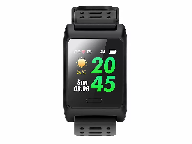 Newgen Medicals Sportuhr:Fitness-GPS-Smartwatch, Herzfrequenz-Anzeige, Farb-Display, App, IP68 7 Newgen Medicals Sportuhr:Fitness-GPS-Smartwatch, Herzfrequenz-Anzeige, Farb-Display, App, IP68 – Bild 5