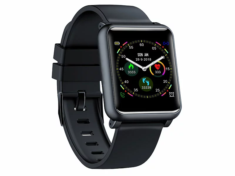 Newgen Medicals Fitness Armbanduhr:Fitness-Uhr Mit EKG- & Blutdruckanzeige, Bluetooth, Touchdisplay, IP68 8 Newgen Medicals Fitness Armbanduhr:Fitness-Uhr Mit EKG- & Blutdruckanzeige, Bluetooth, Touchdisplay, IP68 – Bild 6