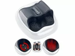 Newgen Medicals Fussmassage:Shiatsu-Fußmassagegerät, Wärme- & Akupunkturfunktion, 3D-Luftmassage