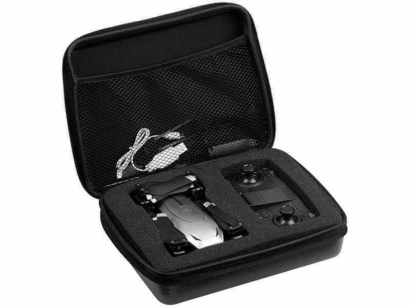 Simulus GPS Drohne:Faltbarer GPS-Quadrocopter Mit 4K-Kamera, WLAN, Versandrückläufer 6 Simulus GPS Drohne:Faltbarer GPS-Quadrocopter Mit 4K-Kamera, WLAN, Versandrückläufer – Bild 4