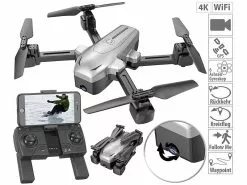Simulus Quadrocopter:Faltbare GPS-Drohne Mit 4K-Kamera, WLAN, Follow-Me, Gyroskop, App