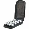 PEARL Boule Kugeln:Boule- & Boccia-Spiel: 8 Metall-, 1 Holz-Kugel, Abstandsmesser, Tasche -Sitzmöbel Verkaufsgeschäft nx5875 0