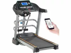 Newgen Medicals Laufband Mit Motor:Profi-Laufband & Fitness-Station, App, Bluetooth (Versandrückläufer) -Sitzmöbel Verkaufsgeschäft nx5883 18