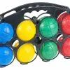 PEARL Outdoorspiele:Boule- & Boccia-Spiel Mit 8 Kunststoff-Kugeln, Ziel-Kugel & Tragekorb -Sitzmöbel Verkaufsgeschäft nx5887 1