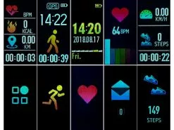 Newgen Medicals Sport-Uhren:Fitness-GPS-Armband Mit XL-Farb-Display (Versandrückläufer) -Sitzmöbel Verkaufsgeschäft nx6110 15