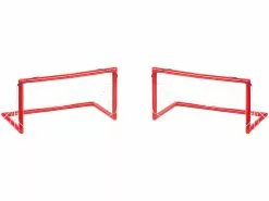 Playtastic Schwebeball:Luftkissen-Indoor-Fußball, LEDs, Möbelschutz, 2 Tore, Batteriebetrieb -Sitzmöbel Verkaufsgeschäft nx6208 1 1