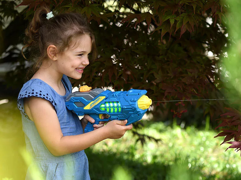 Speeron Wasserpistole Elektrisch:Batteriebetriebene Wasser-Spritzpistole Mit LED-Lichteffekt, 450 Ml 6 Speeron Wasserpistole Elektrisch:Batteriebetriebene Wasser-Spritzpistole Mit LED-Lichteffekt, 450 Ml – Bild 4