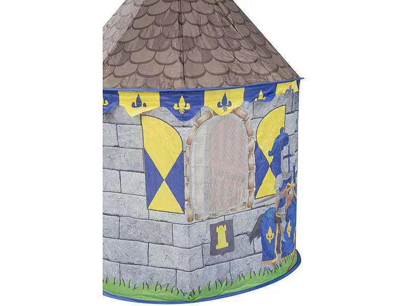 Infactory Ritterzelt Kinder:Kinder-Spielzelt Im Ritterburg-Look Mit Tür & Fenster, Transporttasche 8 Infactory Ritterzelt Kinder:Kinder-Spielzelt Im Ritterburg-Look Mit Tür & Fenster, Transporttasche – Bild 6