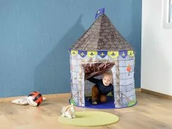 Infactory Ritterzelt Kinder:Kinder-Spielzelt Im Ritterburg-Look Mit Tür & Fenster, Transporttasche 9 Infactory Ritterzelt Kinder:Kinder-Spielzelt Im Ritterburg-Look Mit Tür & Fenster, Transporttasche -Sitzmöbel Verkaufsgeschäft nx6386 5