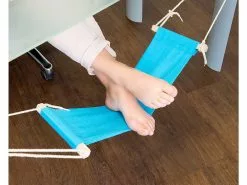 PEARL Fußablage:2er-Set Fuß-Hängematten Mit Echtholz-Stäben, Zum Einhängen, 60 Cm -Sitzmöbel Verkaufsgeschäft nx6869 4 1