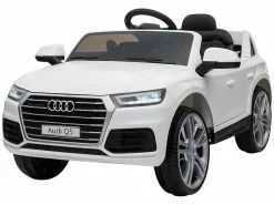 Playtastic Kinder Elektroauto:Kinderauto Audi Q5, Bis 7 Km/h, Fernsteuerung, MP3, Weiß -Sitzmöbel Verkaufsgeschäft nx7203 1
