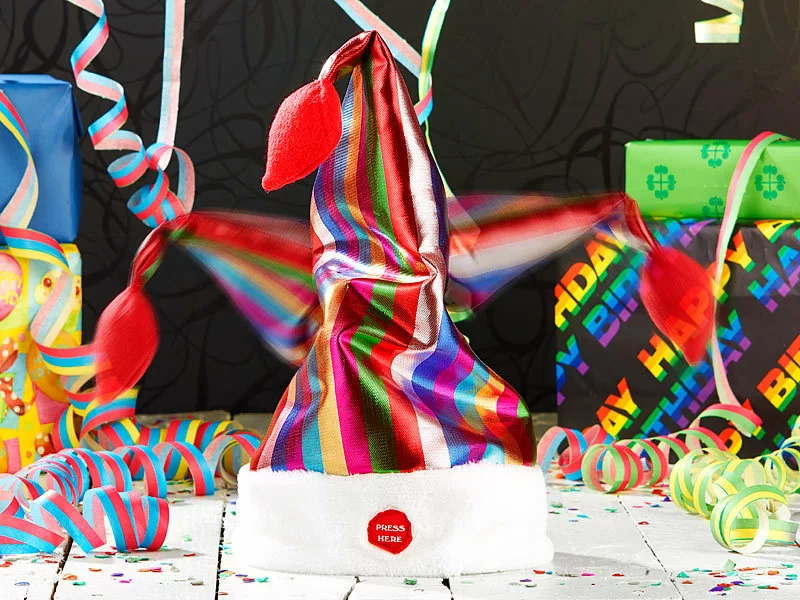 Infactory Geburtstag-Mütze:Singende Und Tanzende Geburtstagsmütze 10 Infactory Geburtstag-Mütze:Singende Und Tanzende Geburtstagsmütze – Bild 8