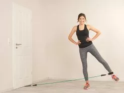 PEARL Sports Fitnessbänder:5er-Set Widerstandsbänder Mit Griffen, Fußschlaufen Und Türanker -Sitzmöbel Verkaufsgeschäft nx7665 10