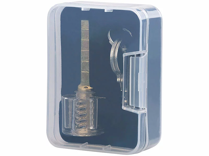 AGT Übungsschloss:Lockpicking-Set Mit 30-teiliger Dietrich-Tasche & 4 Übungs-Schlössern 16 AGT Übungsschloss:Lockpicking-Set Mit 30-teiliger Dietrich-Tasche & 4 Übungs-Schlössern – Bild 14