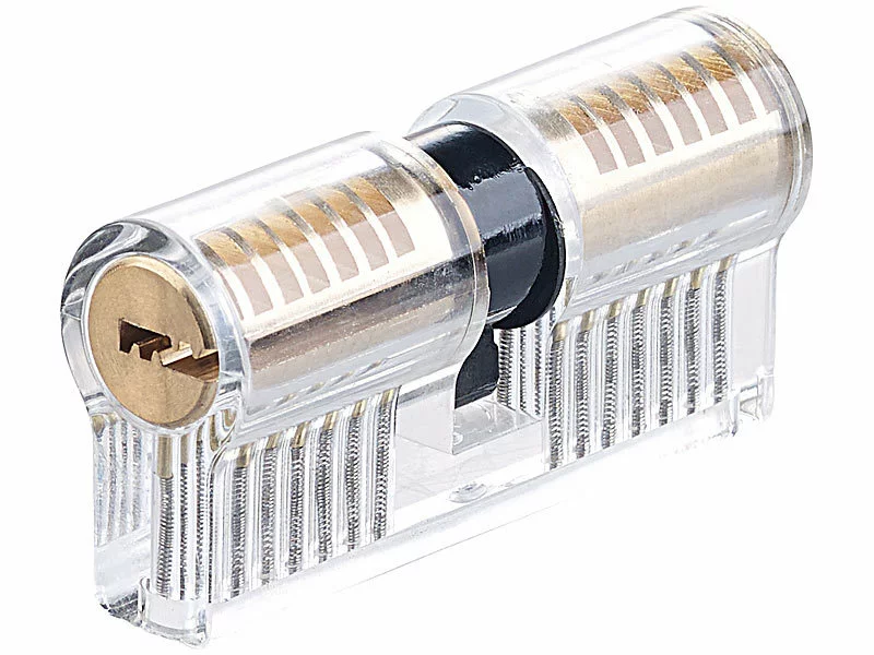 AGT Übungsschloss:Lockpicking-Set Mit 30-teiliger Dietrich-Tasche & 4 Übungs-Schlössern 12 AGT Übungsschloss:Lockpicking-Set Mit 30-teiliger Dietrich-Tasche & 4 Übungs-Schlössern – Bild 10