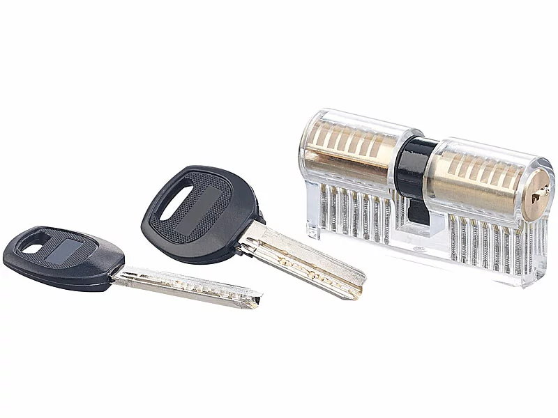 AGT Übungsschloss:Lockpicking-Set Mit 30-teiliger Dietrich-Tasche & 4 Übungs-Schlössern 6 AGT Übungsschloss:Lockpicking-Set Mit 30-teiliger Dietrich-Tasche & 4 Übungs-Schlössern – Bild 4