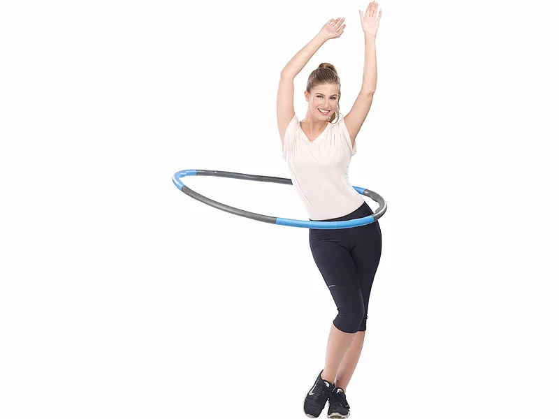 PEARL Sports Hula-Hoops Massage:Hula-Hoop-Reifen, Schaumstoff-Mantel, Massage-Noppen,Versandrückläufer 8 PEARL Sports Hula-Hoops Massage:Hula-Hoop-Reifen, Schaumstoff-Mantel, Massage-Noppen,Versandrückläufer – Bild 6