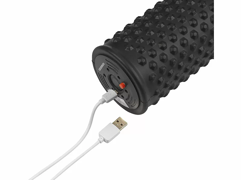 PEARL Sports Massagerolle:Elektrische Faszienrolle Mit 5-stufiger Vibration Und Akku, Ø 85 Mm 7 PEARL Sports Massagerolle:Elektrische Faszienrolle Mit 5-stufiger Vibration Und Akku, Ø 85 Mm – Bild 5