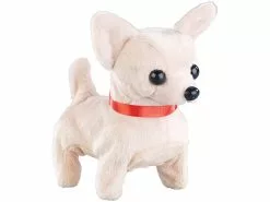 Playtastic Spielzeughund:Niedlicher Plüsch-Chihuahua, Läuft Und Bellt, Batteriebetrieben