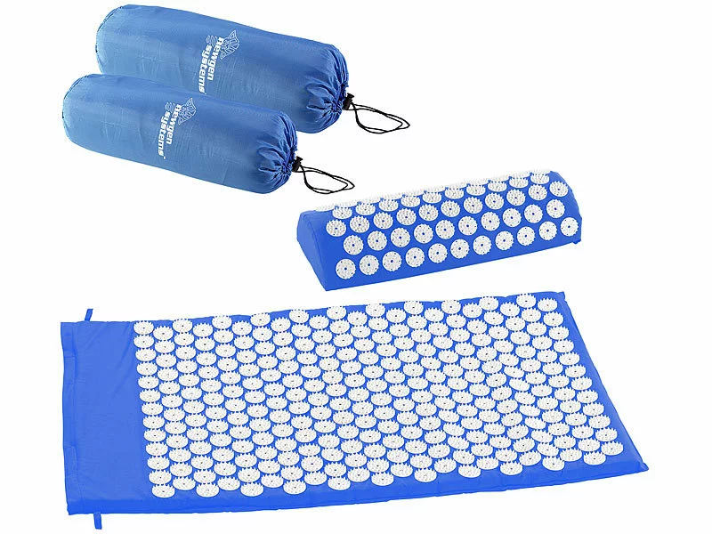 Newgen Medicals Nadelmatte:Entspannungsmatte Und Entspannungskissen Mit Druckpunkten Im Set 4 Newgen Medicals Nadelmatte:Entspannungsmatte Und Entspannungskissen Mit Druckpunkten Im Set – Bild 2