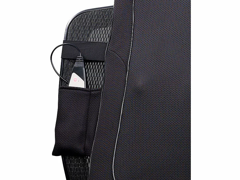 Newgen Medicals Massagesitzauflage:Shiatsu-Sitzauflage Für Rückenmassage, Mit IR-Tiefenwärme & Vibration 6 Newgen Medicals Massagesitzauflage:Shiatsu-Sitzauflage Für Rückenmassage, Mit IR-Tiefenwärme & Vibration – Bild 4