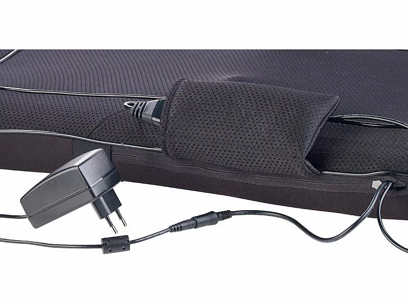 Newgen Medicals Massagesitzauflage:Shiatsu-Sitzauflage Für Rückenmassage, Mit IR-Tiefenwärme & Vibration 8 Newgen Medicals Massagesitzauflage:Shiatsu-Sitzauflage Für Rückenmassage, Mit IR-Tiefenwärme & Vibration – Bild 6