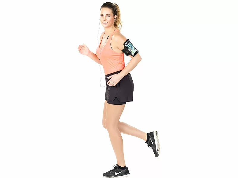 PEARL Sports IPhone Sportarmband:Sport-Armband-Tasche Für Smartphones & IPhones Bis 4,7", Schweißfest 8 PEARL Sports IPhone Sportarmband:Sport-Armband-Tasche Für Smartphones & IPhones Bis 4,7", Schweißfest – Bild 6