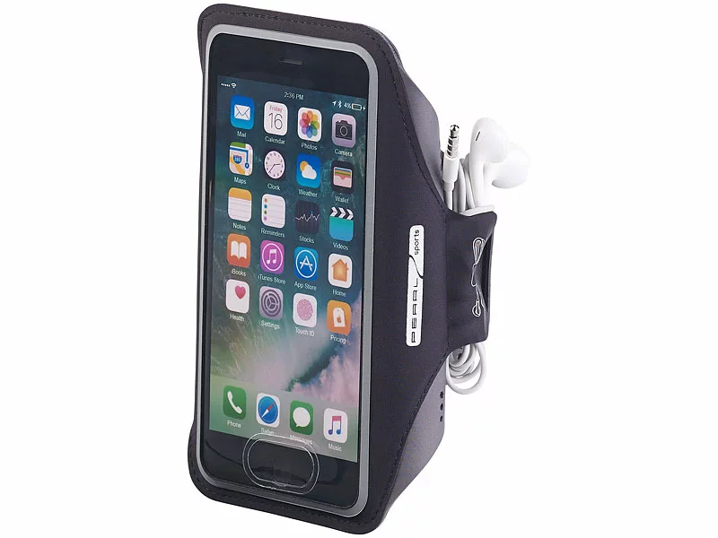 PEARL Sports IPhone Sportarmband:Sport-Armband-Tasche Für Smartphones & IPhones Bis 4,7", Schweißfest 3 PEARL Sports IPhone Sportarmband:Sport-Armband-Tasche Für Smartphones & IPhones Bis 4,7", Schweißfest