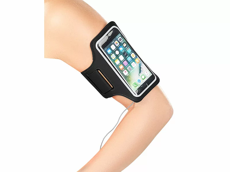 PEARL Sports IPhone Sportarmband:Sport-Armband-Tasche Für Smartphones & IPhones Bis 4,7", Schweißfest 7 PEARL Sports IPhone Sportarmband:Sport-Armband-Tasche Für Smartphones & IPhones Bis 4,7", Schweißfest – Bild 5