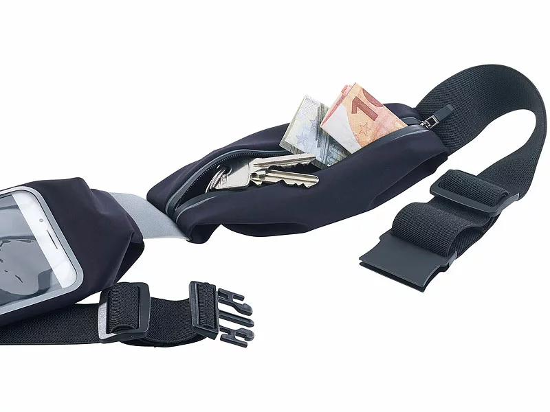 PEARL Sports Laufgürtel:Workout- & Lauf-Gürtel Für Smartphones & IPhones Bis 4,7", Schweißfest 4 PEARL Sports Laufgürtel:Workout- & Lauf-Gürtel Für Smartphones & IPhones Bis 4,7", Schweißfest – Bild 2