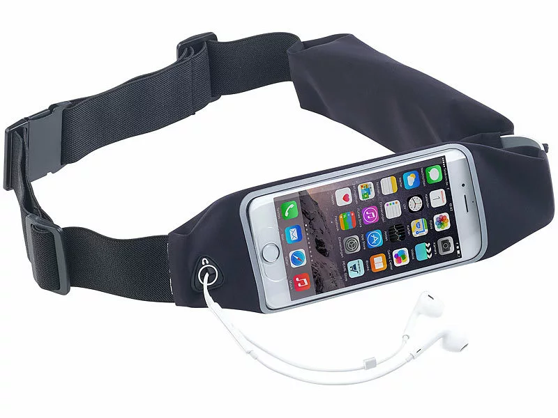 PEARL Sports Laufgürtel:Workout- & Lauf-Gürtel Für Smartphones & IPhones Bis 4,7", Schweißfest 3 PEARL Sports Laufgürtel:Workout- & Lauf-Gürtel Für Smartphones & IPhones Bis 4,7", Schweißfest