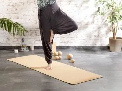 Newgen Medicals Yogamatte Kork:Rutschfeste Yoga-Matte Aus Kork Und Natur-Kautschuk, 183 X 61 X 0,5 Cm -Sitzmöbel Verkaufsgeschäft nx8904 11