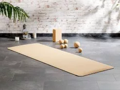 Newgen Medicals Trainingsmatte:Rutschfeste Yoga-Matte Aus Kork Und Natur-Kautschuk, 173 X 61 X 0,5 Cm -Sitzmöbel Verkaufsgeschäft nx8904 13 1