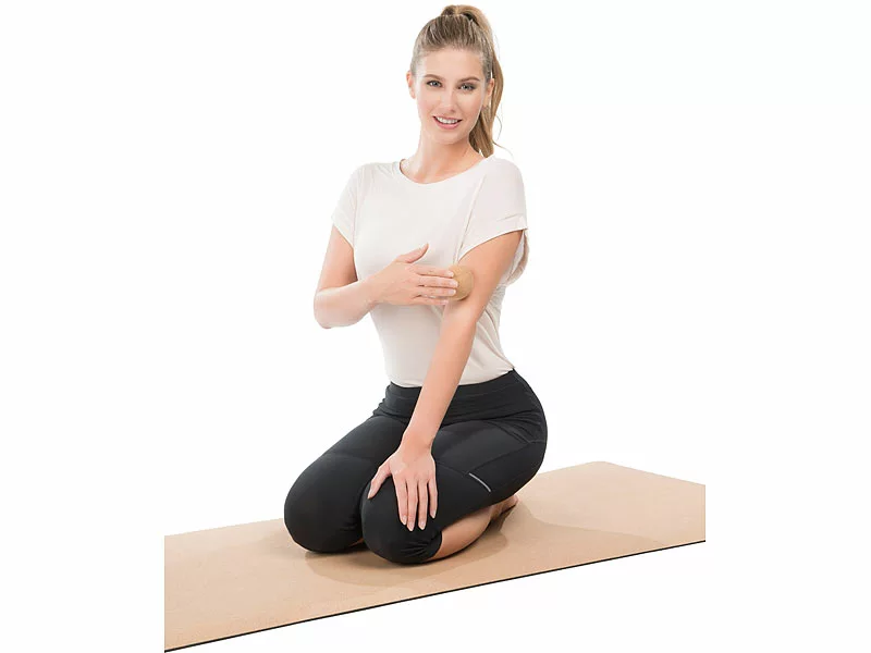 Newgen Medicals Faszien Massagebälle:Massage-Ball Und Faszien-Trainer Zur Selbstmassage, Aus Kork, Ø 6,5 Cm 4 Newgen Medicals Faszien Massagebälle:Massage-Ball Und Faszien-Trainer Zur Selbstmassage, Aus Kork, Ø 6,5 Cm – Bild 2