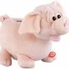 Infactory Sparschwein Mit Geräusch:Grunzendes Plüsch-Sparschwein Mit Wackelnden Ohren, Batteriebetrieb -Sitzmöbel Verkaufsgeschäft nx8932 1