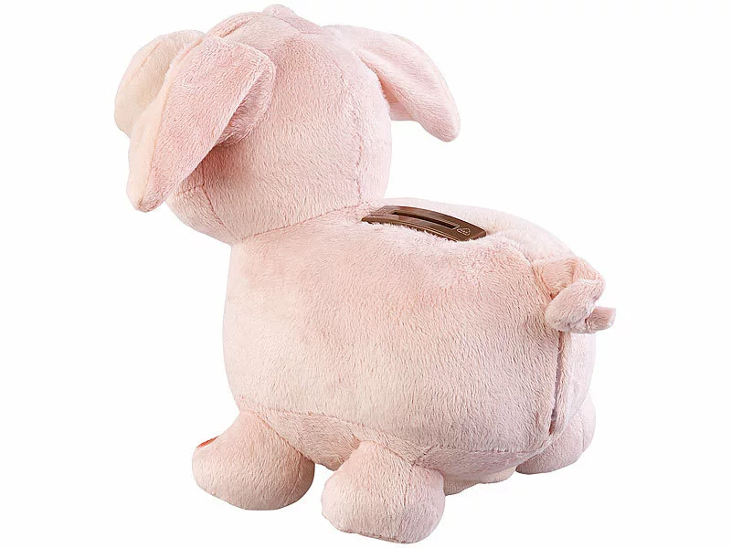 Infactory Sparschwein Mit Geräusch:Grunzendes Plüsch-Sparschwein Mit Wackelnden Ohren, Batteriebetrieb 11 Infactory Sparschwein Mit Geräusch:Grunzendes Plüsch-Sparschwein Mit Wackelnden Ohren, Batteriebetrieb – Bild 9