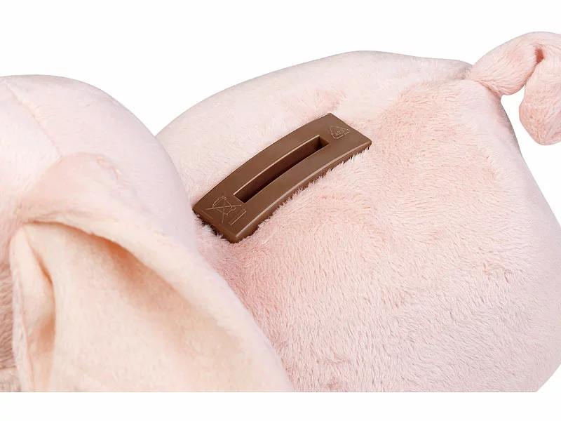 Infactory Sparschwein Mit Geräusch:Grunzendes Plüsch-Sparschwein Mit Wackelnden Ohren, Batteriebetrieb 5 Infactory Sparschwein Mit Geräusch:Grunzendes Plüsch-Sparschwein Mit Wackelnden Ohren, Batteriebetrieb – Bild 3