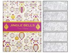 Infactory Weihnachten-Malbücher:Malbuch Für Erwachsene "Jingle Bells" Mit 32 Wintermotiven