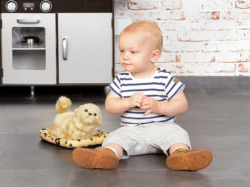 Infactory Roboterhund:Funktions-Plüschhund Mit Hundekorb, Bewegungs- Und Berührungssensor 6 Infactory Roboterhund:Funktions-Plüschhund Mit Hundekorb, Bewegungs- Und Berührungssensor – Bild 4