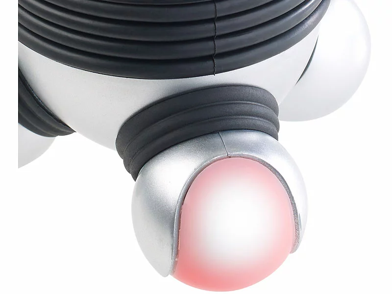 Newgen Medicals Massage-Gerät:2er-Set Mini-Vibrations-Massagegeräte Mit 3 Köpfen & LED-Beleuchtung 11 Newgen Medicals Massage-Gerät:2er-Set Mini-Vibrations-Massagegeräte Mit 3 Köpfen & LED-Beleuchtung – Bild 9