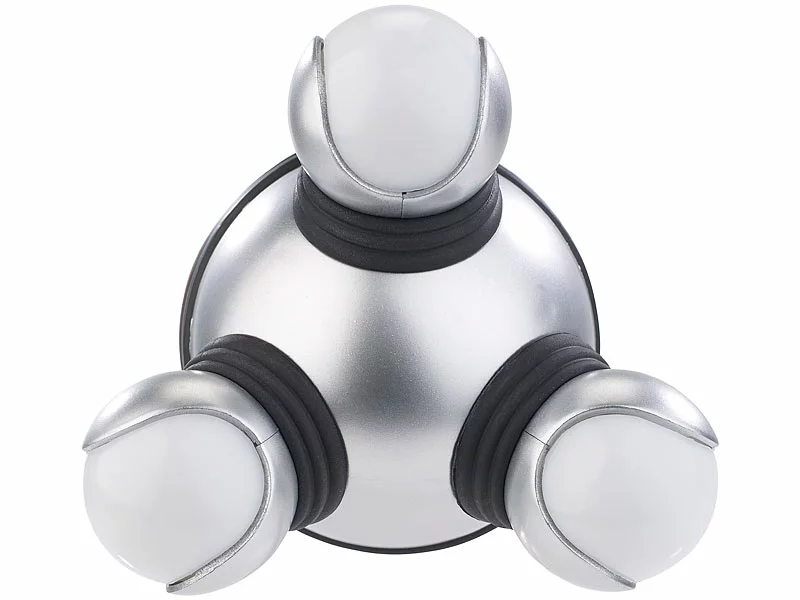 Newgen Medicals Massage-Gerät:2er-Set Mini-Vibrations-Massagegeräte Mit 3 Köpfen & LED-Beleuchtung 13 Newgen Medicals Massage-Gerät:2er-Set Mini-Vibrations-Massagegeräte Mit 3 Köpfen & LED-Beleuchtung – Bild 11