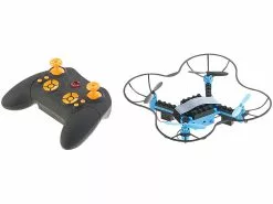 Simulus Drohnen Bausatz:Quadrocopter-Bausatz, 38-teilig, 2,4-GHz-Fernbedienung, 3D-Flugmanöver -Sitzmöbel Verkaufsgeschäft nx9340 6