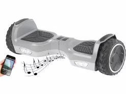 Speeron Hoverboard:Elektro-Scooter Mit 7"-Rädern, Lautsprecher, 600 Watt, Bluetooth