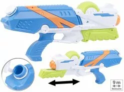 Speeron Wasserkanone Kinder:XL-Kinder-Wasserpistole Mit Extra-großem Wassertank, 850 Ml