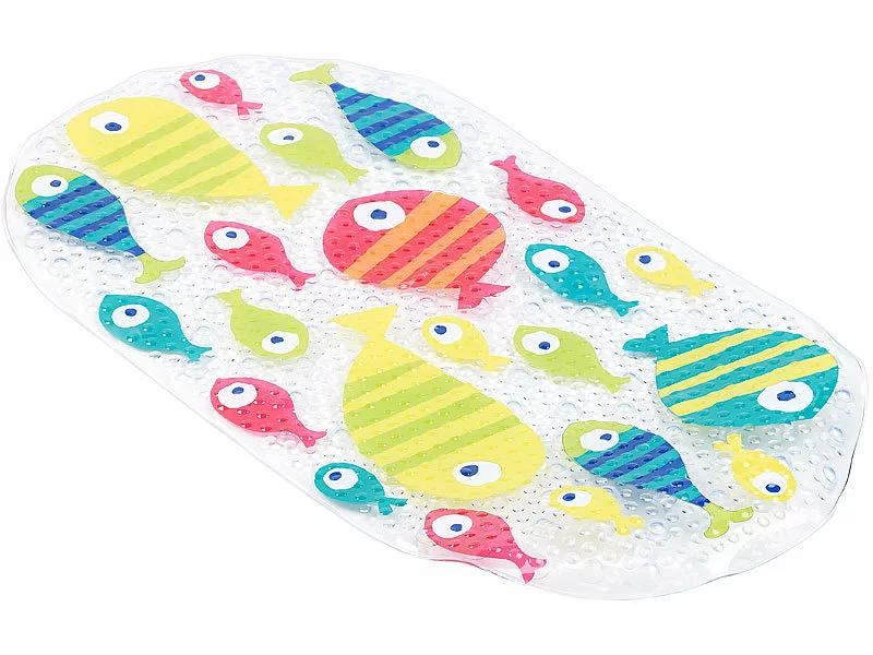 BadeStern Badewannenmatte:Rutschfeste Badewannen-Matte Mit Fisch-Motiv, 69 X 38 Cm 6 BadeStern Badewannenmatte:Rutschfeste Badewannen-Matte Mit Fisch-Motiv, 69 X 38 Cm – Bild 4