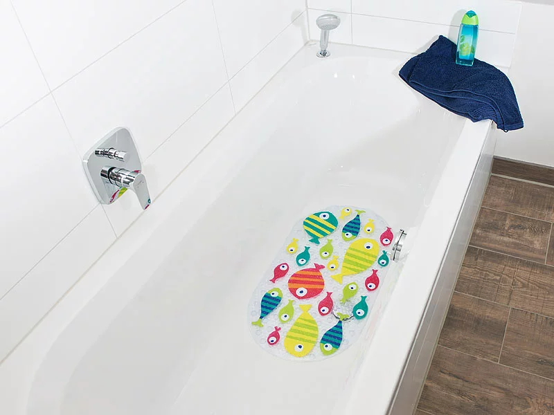 BadeStern Badewannenmatte:Rutschfeste Badewannen-Matte Mit Fisch-Motiv, 69 X 38 Cm 7 BadeStern Badewannenmatte:Rutschfeste Badewannen-Matte Mit Fisch-Motiv, 69 X 38 Cm – Bild 5
