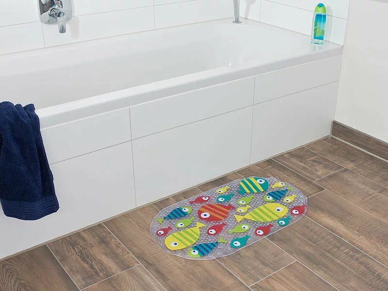 BadeStern Badewannenmatte:Rutschfeste Badewannen-Matte Mit Fisch-Motiv, 69 X 38 Cm 8 BadeStern Badewannenmatte:Rutschfeste Badewannen-Matte Mit Fisch-Motiv, 69 X 38 Cm – Bild 6