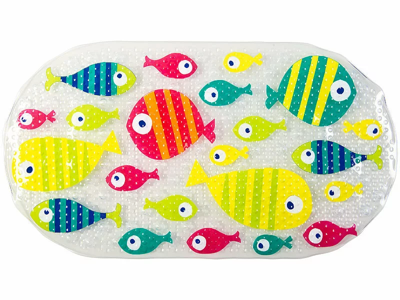 BadeStern Badewannenmatte:Rutschfeste Badewannen-Matte Mit Fisch-Motiv, 69 X 38 Cm 5 BadeStern Badewannenmatte:Rutschfeste Badewannen-Matte Mit Fisch-Motiv, 69 X 38 Cm – Bild 3